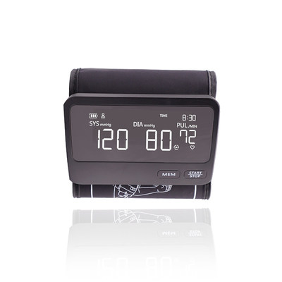 0-300mmHg ব্লুটুথ আর্ম Bp মেশিন 5 সিরিজ 84*73mm 400mAh ব্যাটারি